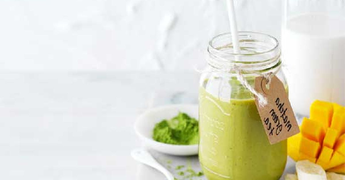 Matcha green tea smoothie - 9Kitchen