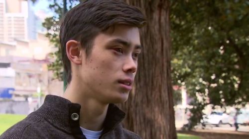 The 19-year-old student spoke to 9News about being attacked. (9NEWS)