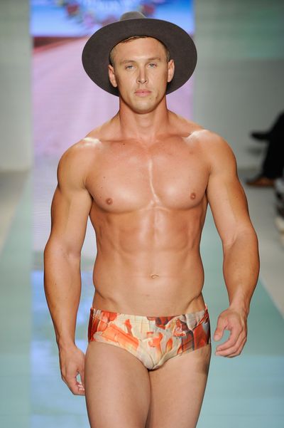 <p>Male runway models have begun to resemble lanky, scowling
schoolboys with smooth, sunken, chests and limbs like twigs but at Miami Swim
Week 2017, emerging Australian label <a href="https://graysonboyd.com/" target="_blank" draggable="false">Grayson Boyd</a> has bucked the trend by sending out a
barrage of buff boys.</p>
<p>
Pumped pectorals and tattoos were the order for the day at
the US swimwear showcase, with the brand launched by model and talented choreographer Michael Boyd
and former swimmer Sam Gray choosing hyper-masculine models to showcase shorts
and budgie smugglers with cheeky prints of cockatoos and campfires.</p>
<p>
Making sure that US buyers picked up on the label&rsquo;s
antipodean origins some of the models donned hats fit for the farm but the
main accessory for the occasion was freshly pumped biceps and triceps.</p>
<p>
The collection, with speedo styles featuring a wider leg
design, looks set to take on fellow Aussie players in the men&rsquo;s swim market
Aussie Bum and Budgy Smuggler who have both relied on buff beefcakes as part of
their marketing strategies.&nbsp;<br />
<br />
</p>