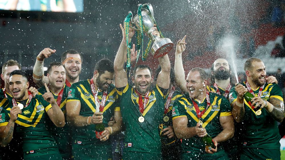 The Four Nations win saw the Kangaroos reclaim the top spot. (AAP)