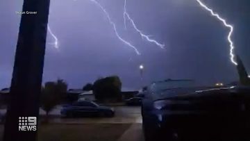 Perth saw at least 370,000 lightning strikes yesterday.