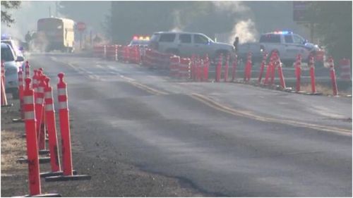 Students at a primary school in the US were evacuated yesterday when a homemade bomb detonated on their playground. 