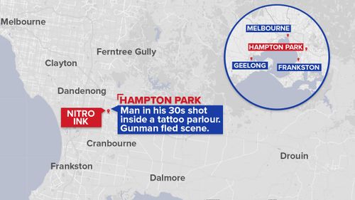 The shooting occurred in the Melbourne suburb of Hampton Park. (9NEWS)