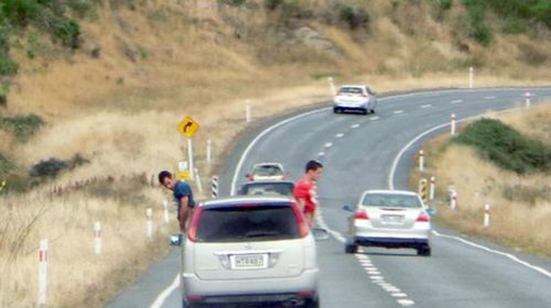 Motorist, NZ authorities disgusted by high-speed urination