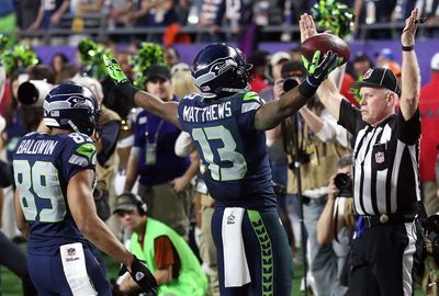 But Seattle struck back with a Chris Matthews touchdown at the end of the second quarter. (Getty)