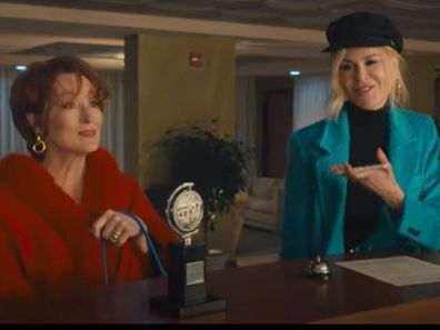 Meryl Streep and Nicole Kidman in a scene from musical The Prom