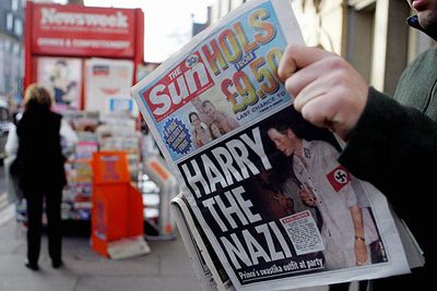 Prince Harry came under fire in 2005 for wearing a Nazi costume to a friend's birthday party. He later issued an apology admitting a "poor choice of costume".
