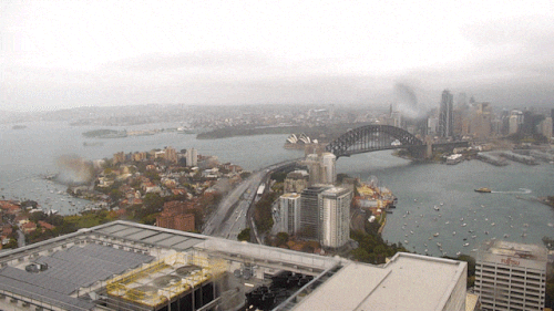 Sydney skycam looper for Tuesday August 23.
