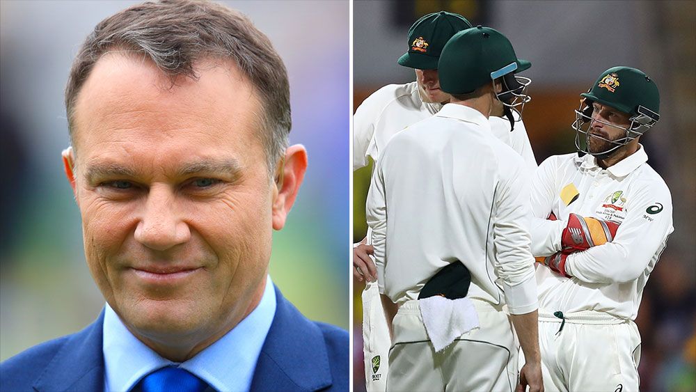 Michael Slater (left) believes Matthew Wade should be left out of the Australian side for the first Test.