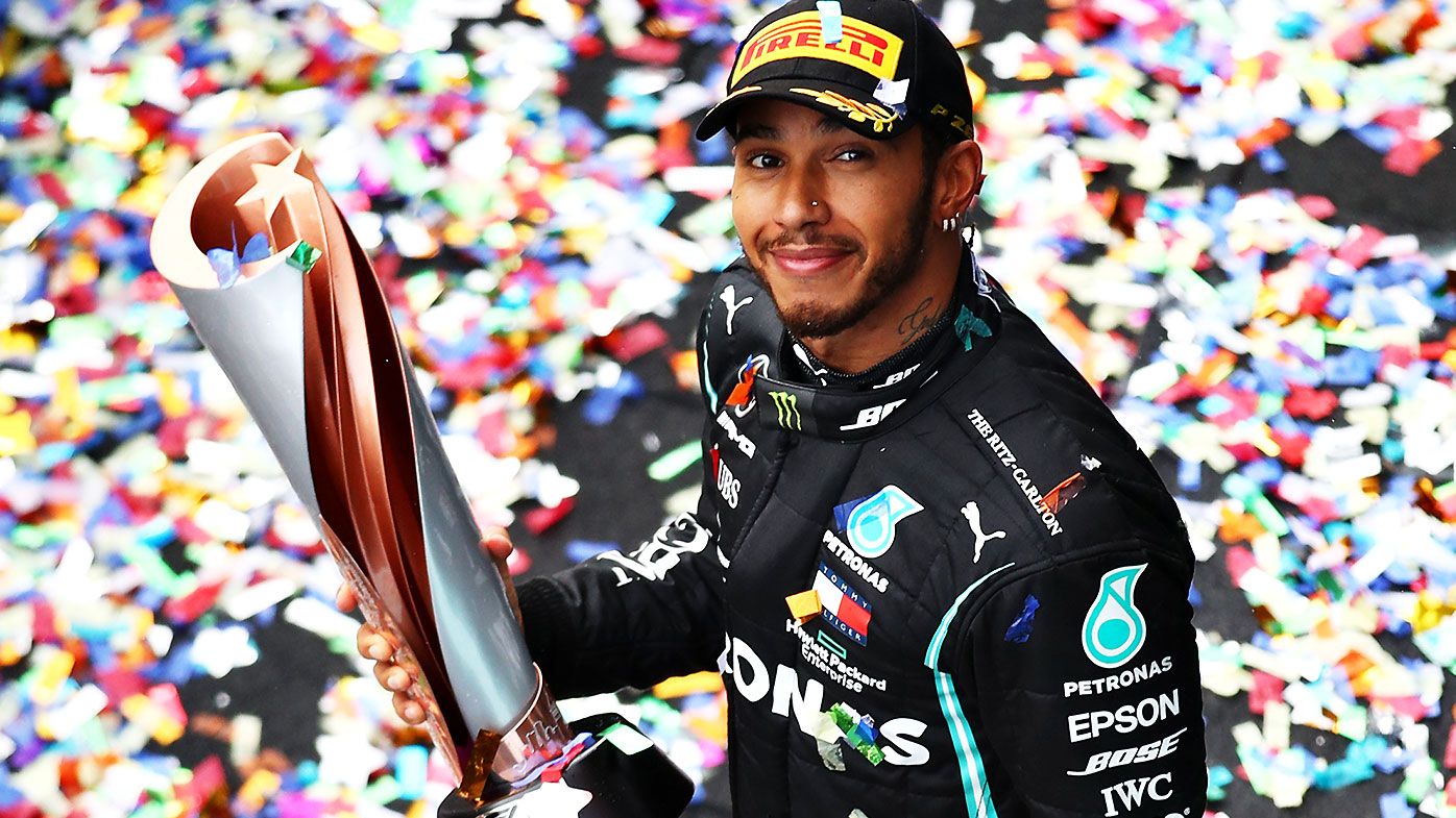 Motorsport: Lewis Hamilton lets tears flow as he clinches record 7th  Formula One title - NZ Herald