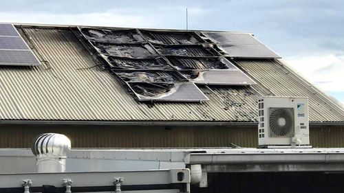 There has been a rise in solar panel fires due to dodgy installations. 