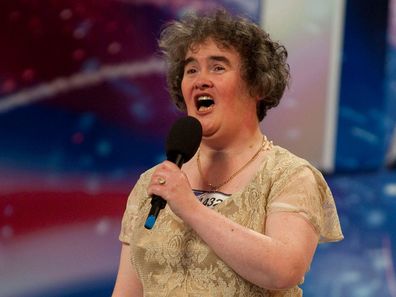 Susan Boyle auditions for Britain's Got Talent in 2009.