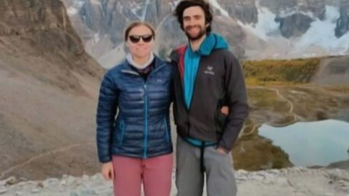 A man from South Australia has died in Canada after a freak climbing accident.Daniel Heritage, 28, died in wife Emma's arms on the trip last week.