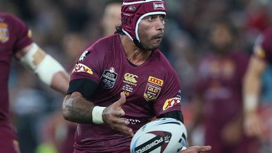 Johnathan Thurston in action for Queensland.