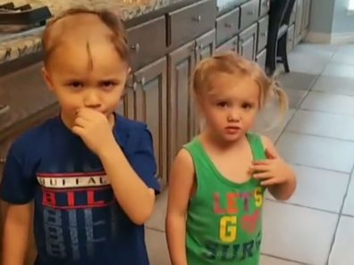 Boy Shaves Sister S Hair With Electric Razor 9honey