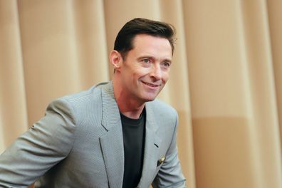 Portrait de l'acteur australien Hugh Jackman lors de la présentation du film "The Front Runner" au National Press Club, le 21 janvier 2019, à Tokyo, Japon. (Photo by YOSHIKAZU TSUNO/Gamma-Rapho via Getty Images)