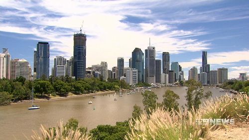 Brisbane CBD is 'reaching for the sky'. (9NEWS)