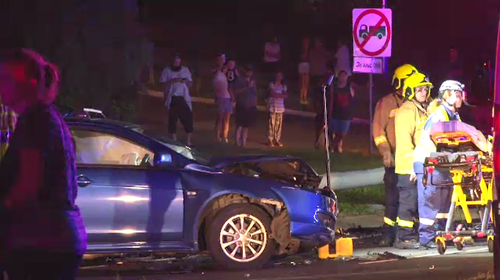 Fourteen others were injured in the crash and the man responsible has since been charged with 13 offences. Picture: 9NEWS.