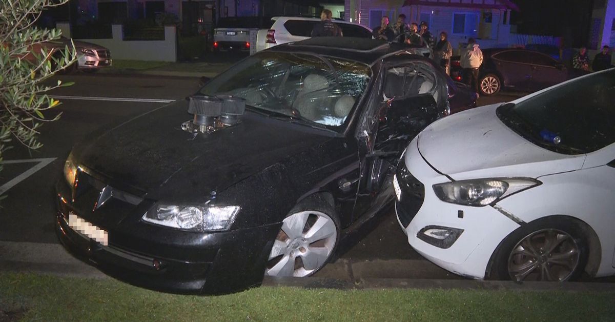 Man charged after allegedly hitting parked cars amid Sydney police chase