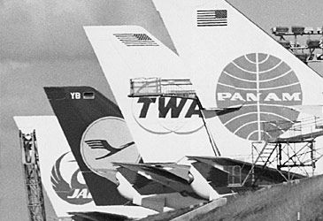 Which airline flew the Boeing 747's first commercial flight on January 22, 1970?