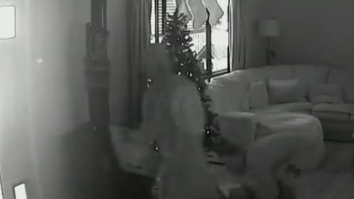 A pair of thieves might find themselves on Santa's naughty list this year, after being caught on camera stealing Christmas gifts from a Queensland family.