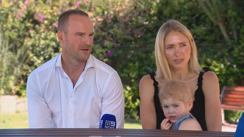 A﻿ former Wallabies player and his wife are thanking the blood donors who helped save their three-year-old daughter's life during her battle with leukaemia as Lifeblood Australia starts its Christmas donations blitz.