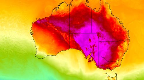 Southern Australia is in the midst of an extreme heatwave.