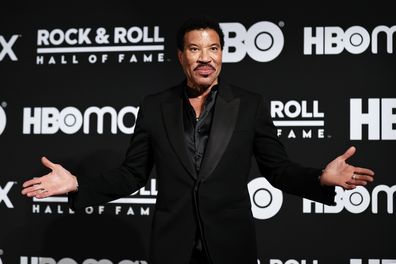 Lionel Richie poses in the press room during the Rock and Roll Hall of Fame Induction ceremony, Saturday, Oct. 30, 2021, in Cleveland.