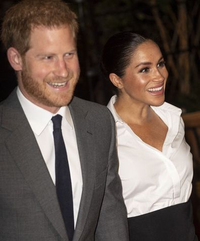 Prince Harry, Duke of Sussex and Meghan, Duchess of Sussex attend the Endeavour Fund awards at Drapers' Hall on February 7, 2019 in London, England