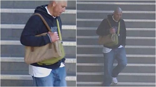 Police continue to search for the offender. (Victoria Police)