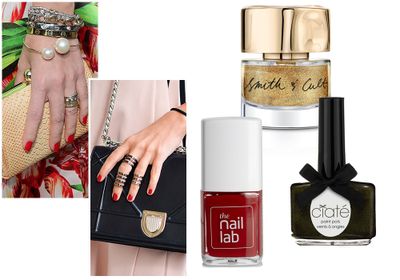 #4 Drench your tips in emerald greens, glistening golds and punchy reds