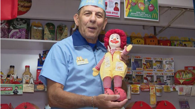 George Caruana Australian McDonald's longest serving worker 50 years
