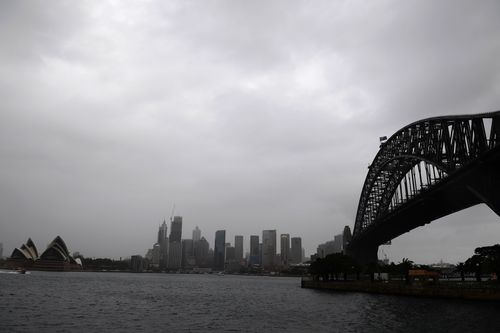 Further showers are set to fall on Sydney overnight.