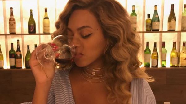 Sip, sip, sipping and setting the internet on fire! Image: Instagram/@beyonce