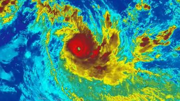 Tropical Cyclone Lola is upgraded to Category 5