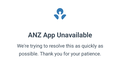 ANZ is currently experiencing an outage. 