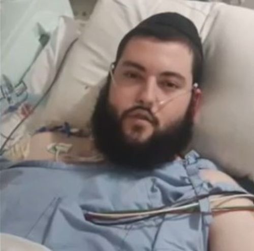 Rabbi Yanky Super in ICU at Royal North Shore hospital