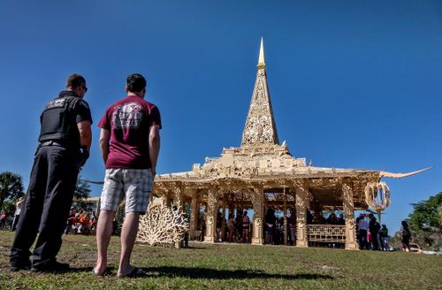 Students also will perform service projects and a non-denominational, temporary temple will open in neighboring Coral Springs for people to pay their respects. 