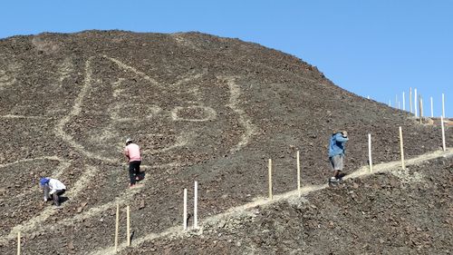 Researchers continue to discover new glyphs with the help of drone technology.