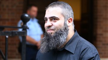 Hamdi Alqudsi, who is accused of recruiting people to fight with terrorists overseas, leaves the Supreme Court of NSW after a change in his bail conditions on July 2, 2015 in Sydney, Australia.  