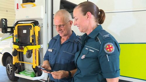 Graeme Cooper and Danielle Kellam were the paramedics transporting the patient.