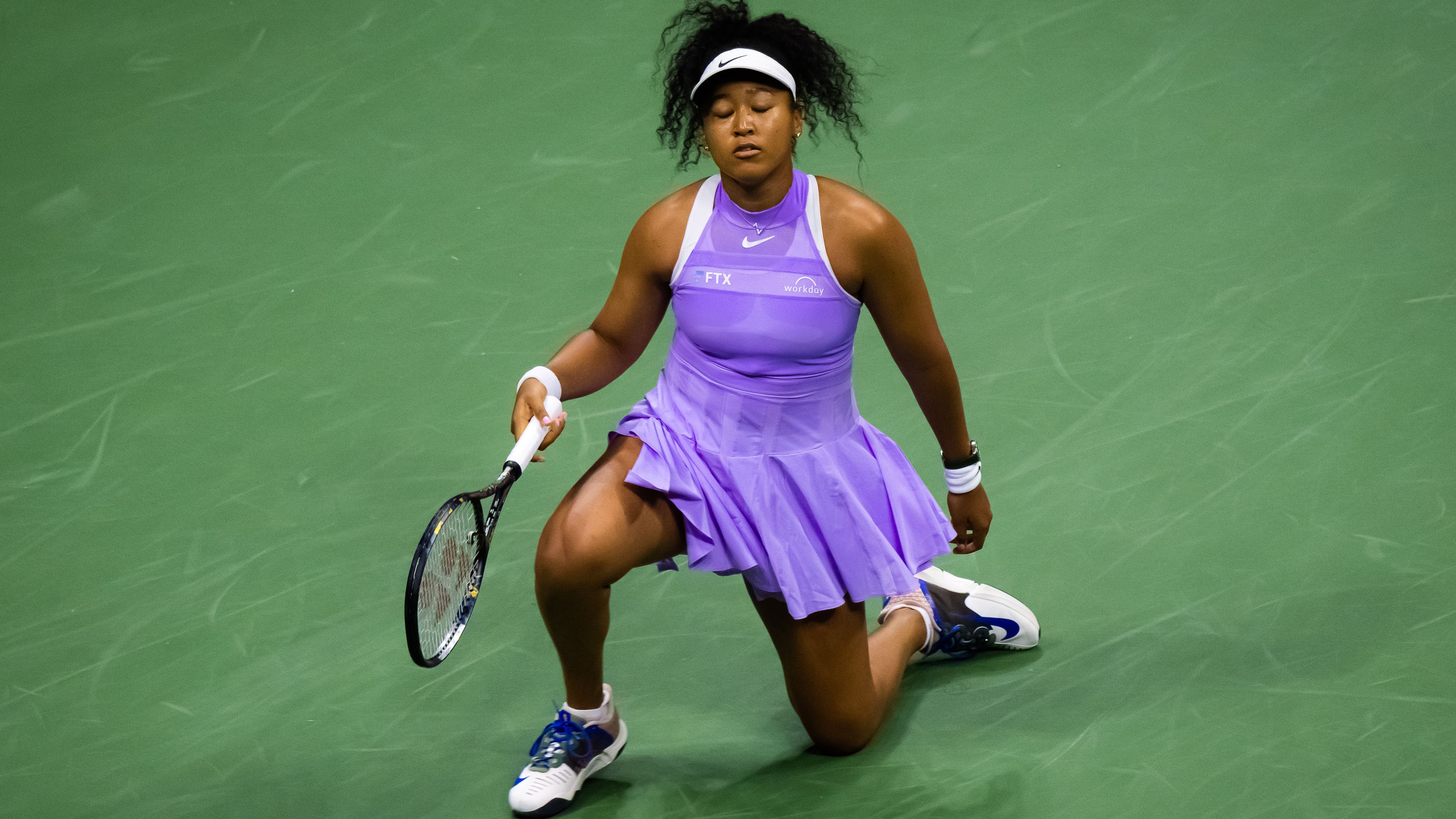 Naomi Osaka opens up on 'chaos in my head' after first-round US Open defeat