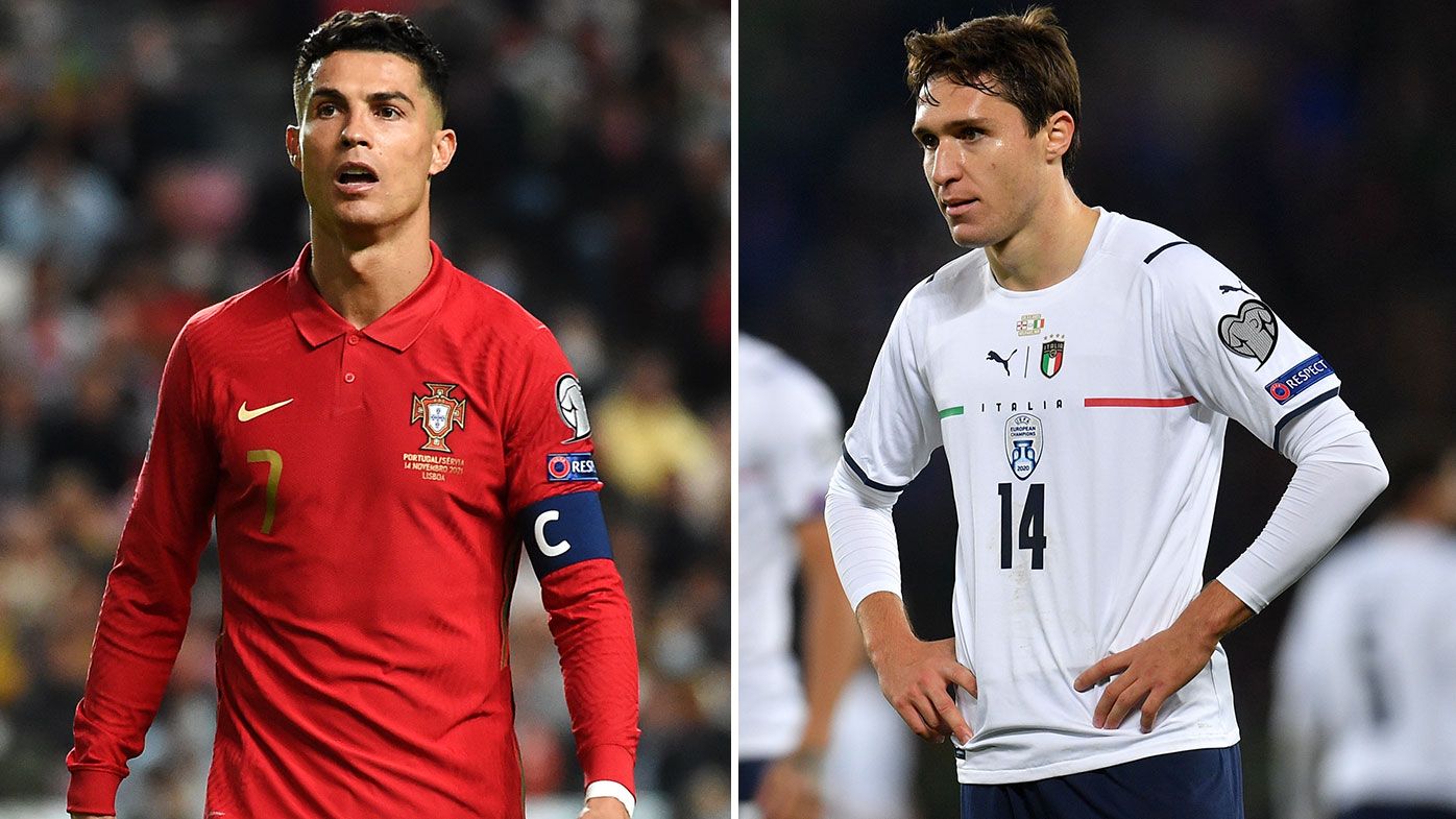 Italy and Portugal drawn in same World Cup playoff bracket