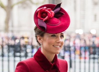 Kate Middleton earrings Meghan Markle Birks Commonwealth Day Queen Elizabeth brooch