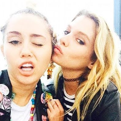 Miley Cyrus and Stella Maxwell