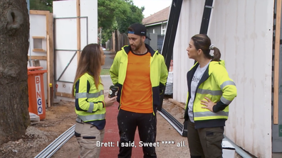 The Block 2023 Charming Street Episode 20: Brett, Kristy and Leah