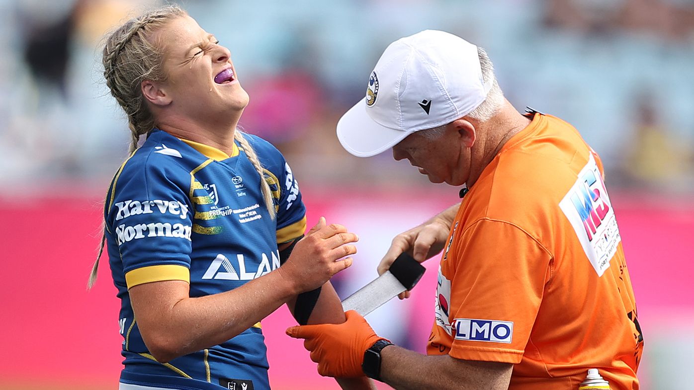 EXCLUSIVE: Shattered Tayla Preston's classy grand final tribute to teen Knights rival