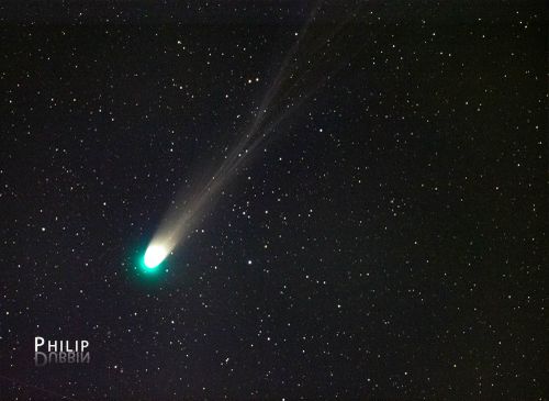 Philip Dubbin photographed the comet near Yackandandah in North east Victoria.