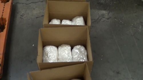 Police said the drugs carried a street value of $1.29 billion.