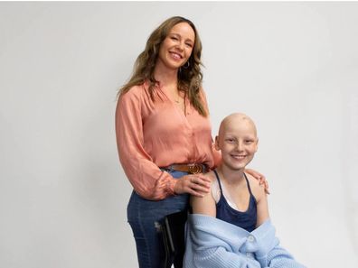 Kristie poses with her eldest daughter Bridgette.